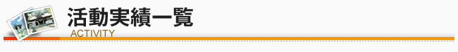 活動実績一覧
