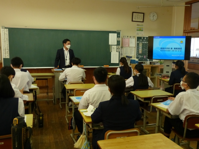 講話の様子 講話の様子