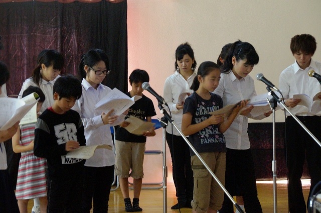 アフレコ体験の実演指導 アフレコ体験の実演指導