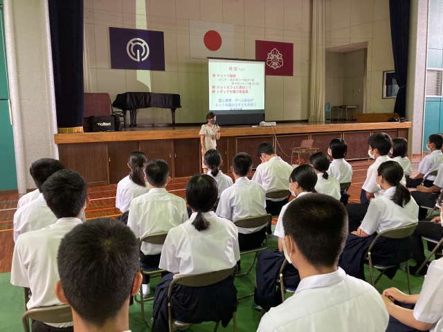講話の様子 講話の様子