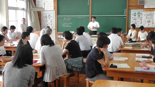 いじめ防止対策講義の様子