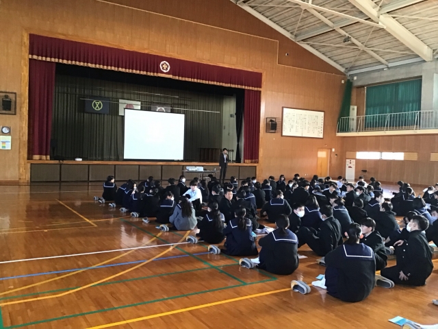 1月23日総合的な学習の時間の授業風景