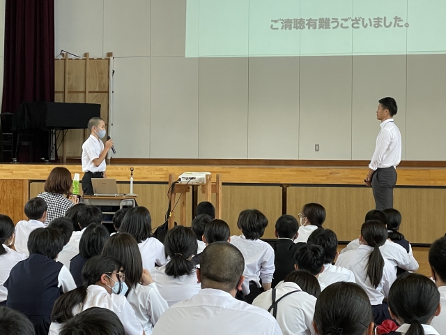 全校保体委員長「お礼のことば」